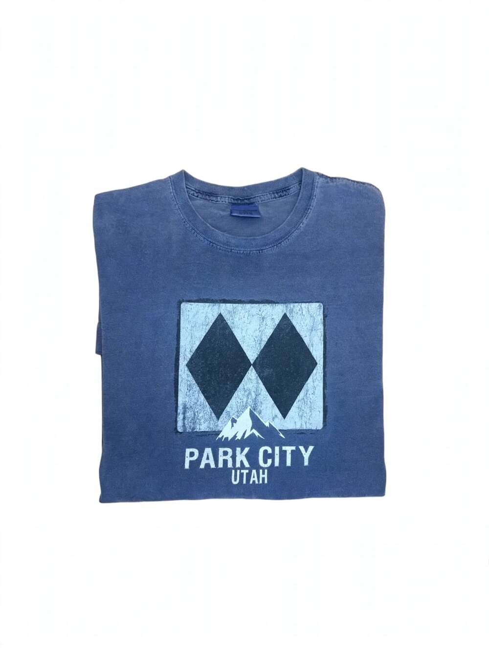 Vintage Comfort Colors Park City Utah T-Shirt - - Faded Navy - Size XXL
